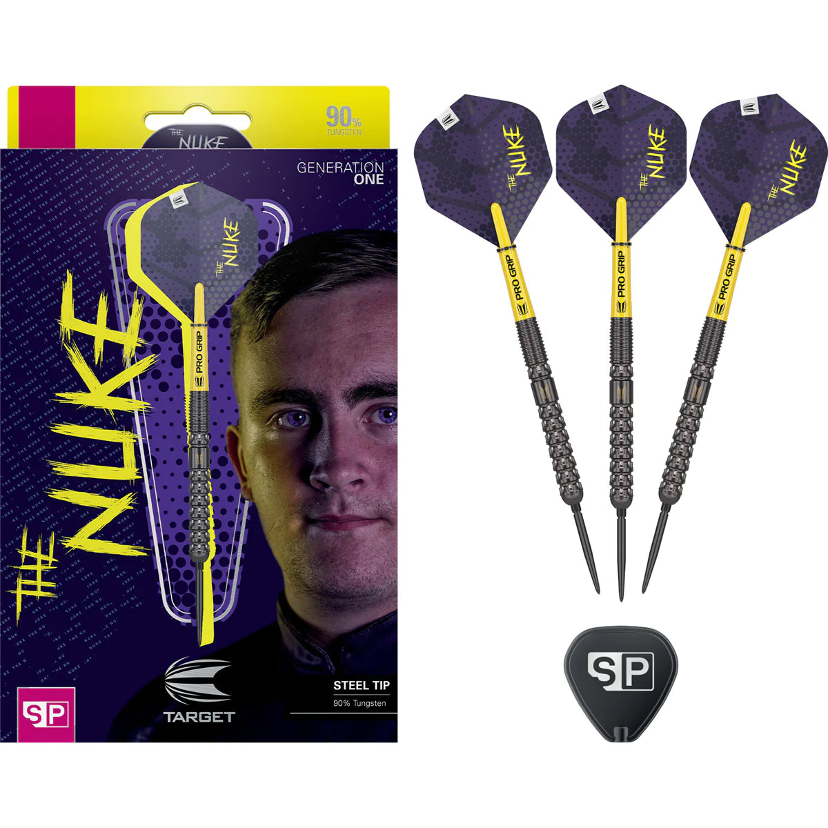 Freccette Target Darts Luke Littler - Tungsteno 90%, Punta Acciaio, 22G/23G/24G - Foto 2