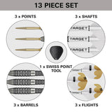 Target Redux 02 90% Tungsten SP Steel Tip Darts