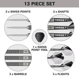 Target Beau Greaves G1 90% Tungsten SP Steel Tip Darts