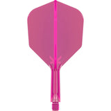 K-Flex Neon Pink No6 One Piece Dart Flights by Target