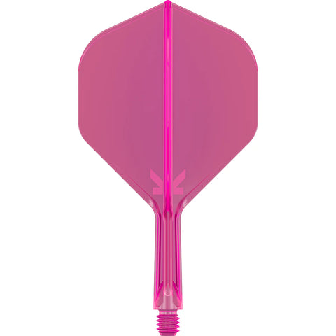 K-Flex Neon Pink No2 One Piece Dart Flights by Target