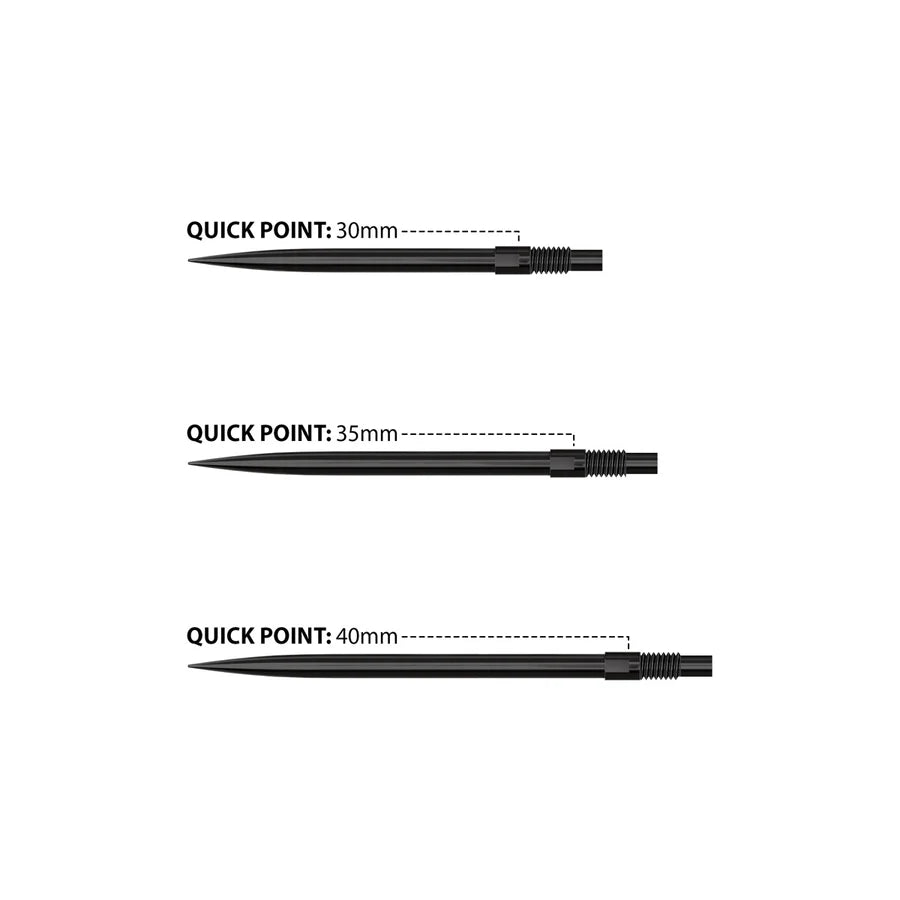 Harrows Micro Grip Quick Points – CNC-gefräste Dartspitzen 40 Mm Gold – Mit Mikro-Oberfläche Für Besseren Halt – Bruchsicher & Austauschbar – Kompatibel Mit Quickpoint Werkzeug – Für Wettkampf & Training Harrows Micro Grip Quick Points – CNC-gefräste Dartspitzen 40 Mm Gold – Mit Mikro-Oberfläche Für Besseren Halt – Bruchsicher & Austauschbar – Kompatibel Mit Quickpoint Werkzeug – Für Wettkampf & Training