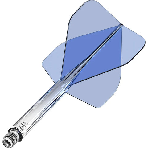 Mission - Mission Force 90 - New Moulded Flight & Shaft System - Transparent Blue - Standard No2