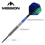 MISSION LEE EVANS DARTS - STEEL TIP - ELECTRO BLACK
