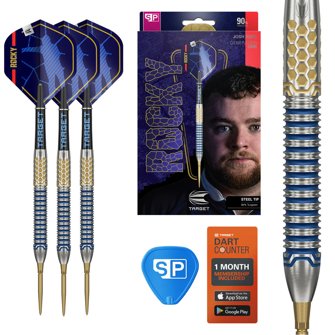Josh Rock G1 90% Tungsten SP Steel Tip Darts by Target – Atlantic
