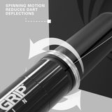 Pro Grip Spin Dart Stems / Shafts (3 Sets) by Target Black/Clear