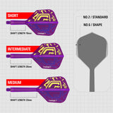 LUKE LITTLER WORLD CHAMPION NO. 6 K-FLEX ONE PIECE DART FLIGHTS BY TARGET