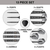 Dimitri Van Den Bergh x Echo 90% Tungsten SP Steel Tip Darts by Target