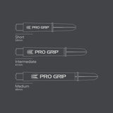 Pro Grip Dart Stems / Shafts (3 Sets) by Target (9 Shafts Total) Black
