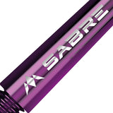 Mission - Mission Sabre Shafts - Polycarbonate Dart Stems - Purple - Black Top