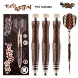 TRIBAL WEAPON 1 SERIES 90% TUNGSTEN STEEL TIP DARTS BY SHOT