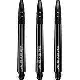 Mission - Mission Sabre Shafts - Polycarbonate Dart Stems - Black - Black Top