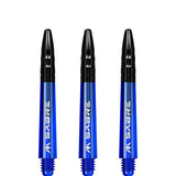 Mission - Mission Sabre Shafts - Polycarbonate Dart Stems - Blue - Black Top