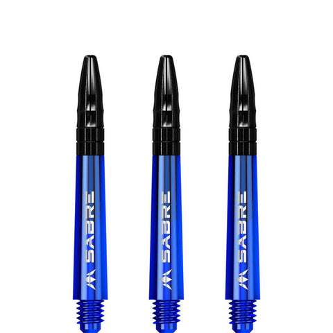 Mission - Mission Sabre Shafts - Polycarbonate Dart Stems - Blue - Black Top