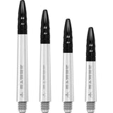 Mission - Mission Sabre Shafts - Polycarbonate Dart Stems - White - Black Top