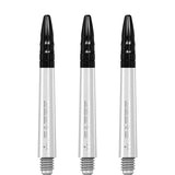 Mission - Mission Sabre Shafts - Polycarbonate Dart Stems - White - Black Top
