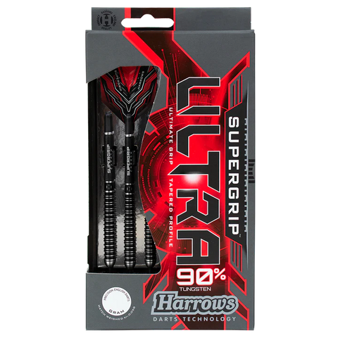 HARROWS SUPERGRIP ULTRA 90% TUNGSTEN STEEL TIP DARTS