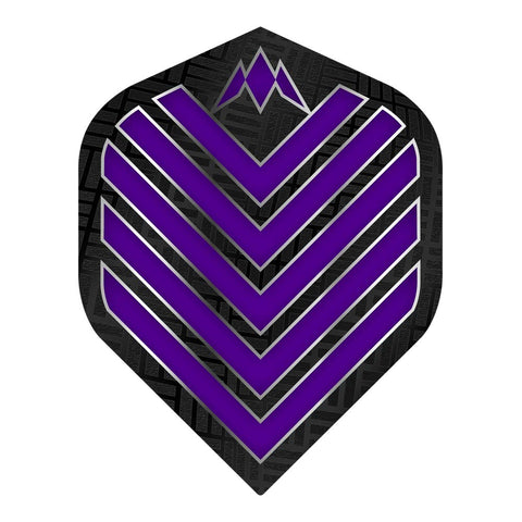 Mission Admiral Dart Flights - 100 Micron - UV Finish - No2 (Standard) - Purple