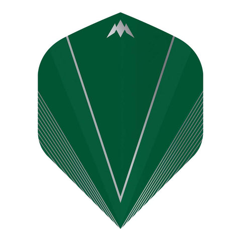 Mission Shades Dart Flights - 100 Micron - No6 - Shape - Green