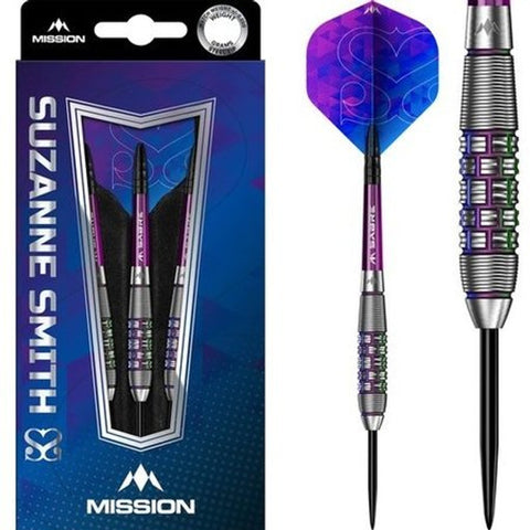 Mission Suzanne Smith Steel Tip Darts - 26g