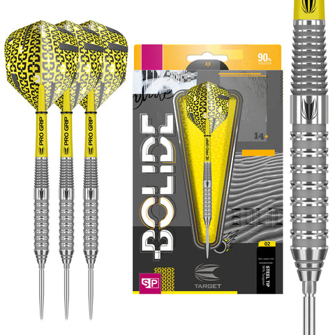 Bolide 02 Swiss Point 90% Tungsten Steel Tip Darts by Target