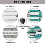 Target Hydro 02 90% Tungsten SP Steel Tip Darts