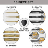 TARGET BOLIDE ENVY 02 90% TUNGSTEN SP STEEL TIP DARTS