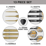 TARGET BOLIDE ENVY 03 90% TUNGSTEN SP STEEL TIP DARTS