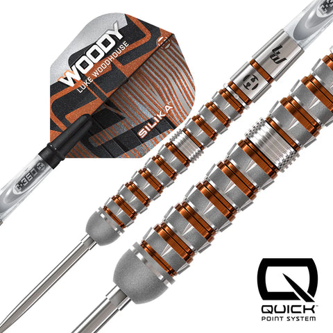 HARROWS LUKE WOODHOUSE SERIES 3 90% TUNGSTEN QP STEEL TIP DARTS