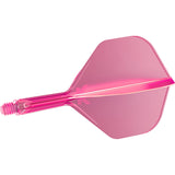 K-Flex Neon Pink No2 One Piece Dart Flights by Target