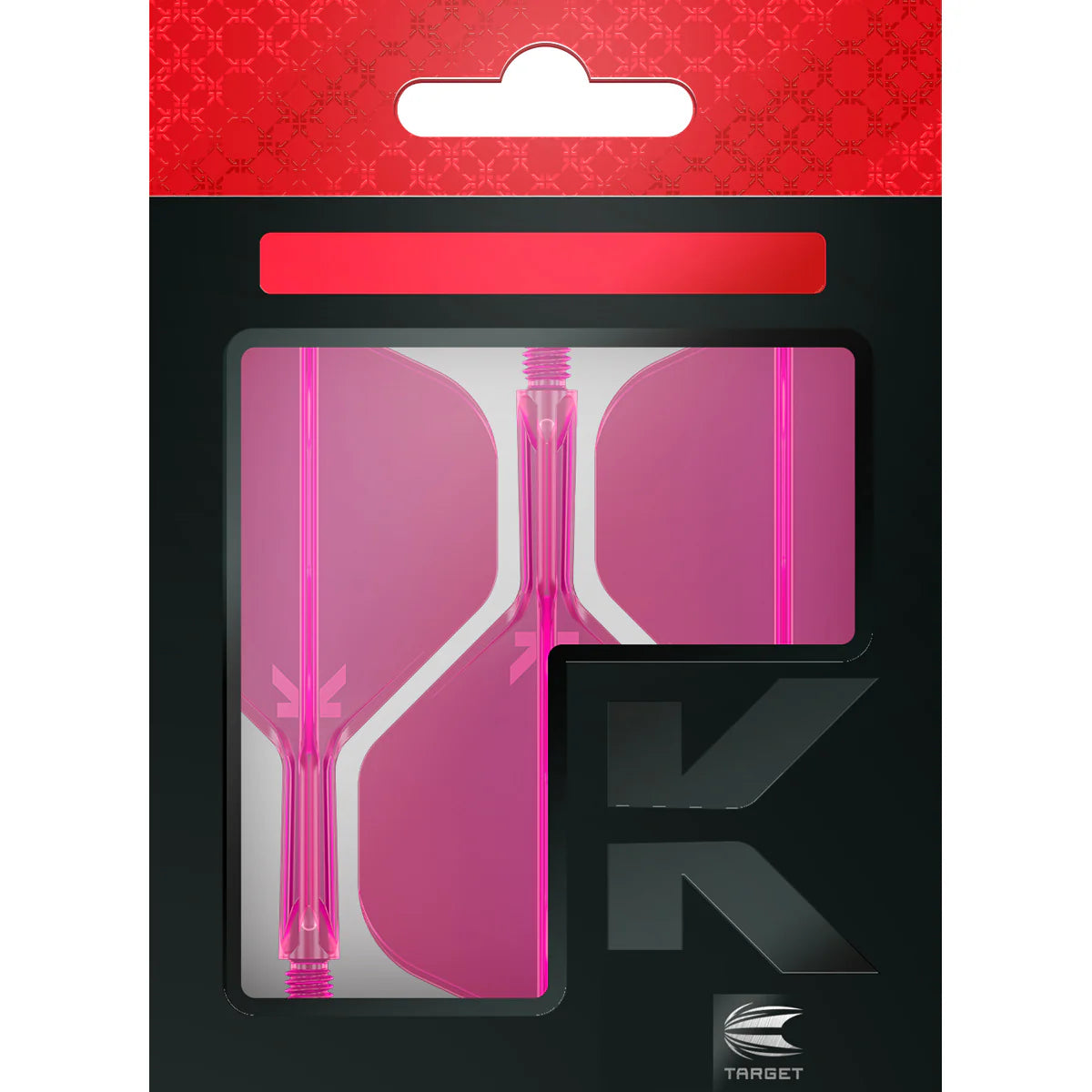 K-Flex Neon Pink No2 One Piece Dart Flights by Target – Atlantic Dart ...