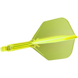 K-FLEX NEON YELLOW NO6 ONE PIECE DART FLIGHTS BY TARGET