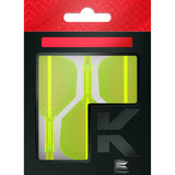 K-FLEX NEON YELLOW NO6 ONE PIECE DART FLIGHTS BY TARGET