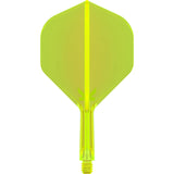 K-Flex Neon Yellow No2 One Piece Dart Flights by Target