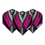 Prism Delta Black, White & Pink No2 Dart Flights by Winmau