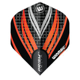 Prism Delta Black, White & Orange No2 Dart Flights by Winmau