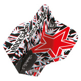 PRISM ZETA JOE CULLEN STAR STANDARD DART FLIGHTS BY WINMAU 6915.336