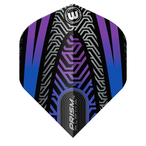 Prism Alpha Black & Purple No2 Dart Flights by Winmau