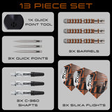 HARROWS LUKE WOODHOUSE SERIES 3 90% TUNGSTEN QP STEEL TIP DARTS
