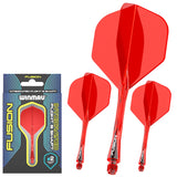 Winmau Fusion Integrated Flight & Shaft System Red #2