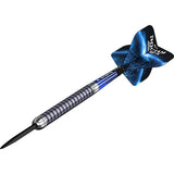 MISSION JOSH ROCK DARTS V2 - STEEL TIP - 95% - ROCKY - SILVER & BLUE PVD