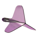 CONDOR AXE 120 DART FLIGHTS - STANDARD - CLEAR PURPLE