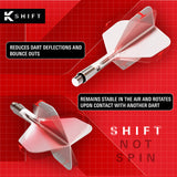 Target K-Shift Black No6 Spinning Integrated Flights & Shafts