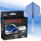 Mission - Mission Force 90 - New Moulded Flight & Shaft System - Transparent Blue - Standard No2