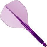 CONDOR AXE 120 DART FLIGHTS - STANDARD - CLEAR PURPLE