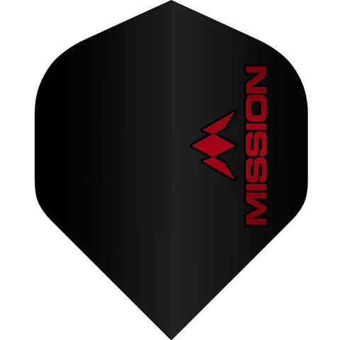 Mission Logo Dart Flights - Red