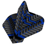 Mission - Vex - Dart Flights - 100 Micron - No2 - Black & Blue