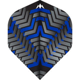 Mission - Vex - Dart Flights - 100 Micron - No2 - Black & Blue