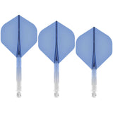 Mission - Mission Force 90 - New Moulded Flight & Shaft System - Transparent Blue - Standard No2