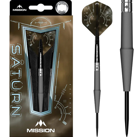 MISSION SATURN DARTS - STEEL TIP - 90% TUNGSTEN - HYPERION - 24G